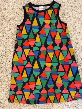 Hanna Andersson | Ice Cream Colorful Geometric Tank Dress - Multicolor | Size 6-